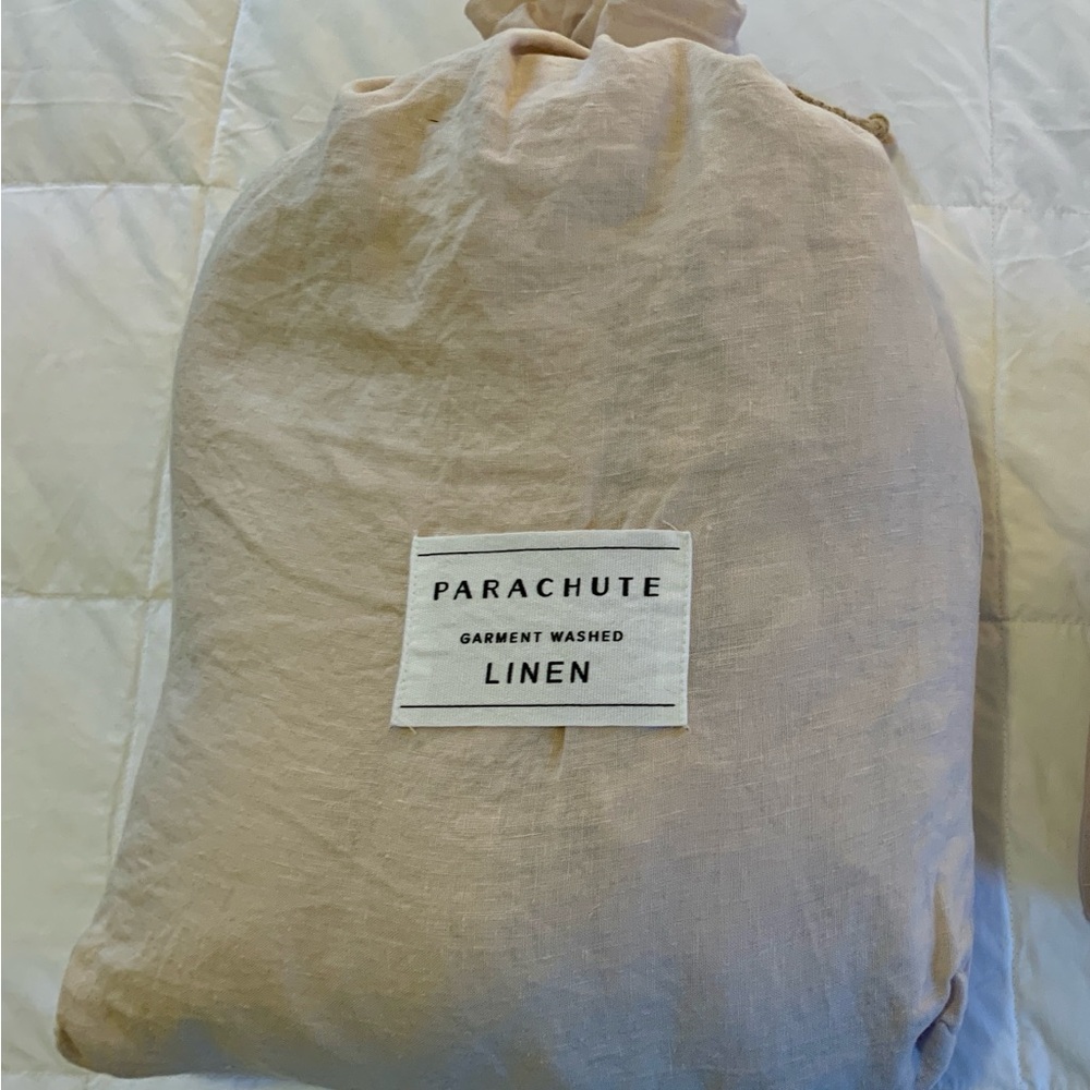 Parachute Linen Duvet Cover Full/Queen - Blush